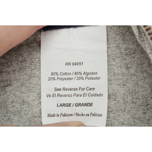 NWT Michigan State University Spartans Sweater Men's Large Gray Vintage Pullover - Picture 7 of 8